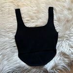 Aritzia  Sculpt Knit Bustier Tank In Black Photo 8