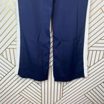 Reformation Side Stripe Flared Pants in Navy Blue White Size US XS Photo 7