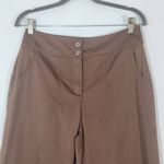  Brown Trouser Pants Size 8 Chico's Classic Brown Straight Leg Pants Photo 1