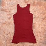 Cattle Ranch woman’s Red Fitted Tank Top Size Large Photo 2