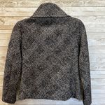 Talbots Womens 4P Blazer Black Glen Plaid Wool Blend Big Collar Pockets Petites Photo 4