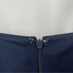 DESSY COLLECTION Dress Tie Chiffon Bridesmaid Gown Maxi Prom Navy Bridal SZ 4 Photo 10