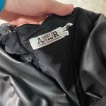 Amur Black Vegan Leather Crop Top *Flawed* Photo 6