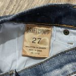 Driftwood  Colette Skinny Jeans Women’s 27 Floral Embroidered Scalloped Ankle Photo 5