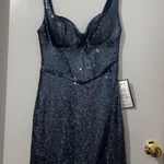 B Darlin Juniors' B. Darlin Wide Strap Sequin Bodycon Mini Dress Photo 3