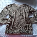 Time And Tru  leopard print women's sweater Photo 9