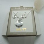 Mixit NWT  Silver Necklace & Earrings Set Photo 0