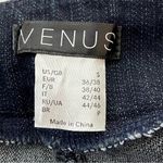 Venus  Slim Leg Pants Faux Pocket Stretch Pull-On Dark Wash S Photo 2