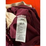 Burgundy backless romper Red Photo 7