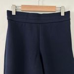 OGL Women's Cozy Warm High Rise Straight Leg Pull On Pants Pockets Navy XS New Blue Photo 2