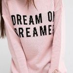 Revolve Pink Distressed Sweater Photo 0