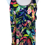 Lands' End Lands’ End Mini Swim Dress Tropical Palm Print NWT - Size Medium 10-12 Photo 0