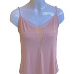 Victoria's Secret Mauve Camisole with Sheer Polka Dot Lace Photo 0