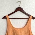 Aerie Offline Womens Top Cropped Orange Tank Tie Back Sleeveless Size Large Photo 2