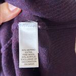 Banana Republic  VTG Y2K plum, merino wool button rosette sweater cardigan M Photo 9