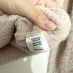Bohme  Womens Small Fuzzy Sweater Pale Pink Mock Neck Long Sleeve Photo 2