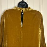 Boden Velvet Mustard Gold Adora Knee Length High Neck Dress US 12L $140 EUC Size 12 Photo 8