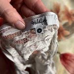 Wildfire MD white lace stretch cropped bralette Size M Photo 3