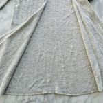 Eileen Fisher Linen Open Front Cardigan Sweater Size Medium Short Sleeve Grey Photo 4