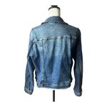 Torrid Denim Feel The Fit Jacket Women's Size 1X Blue Long Sleeve Stretch Photo 1