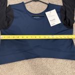 Ivy Park  Blue Black Active wear Top Size XL Photo 8