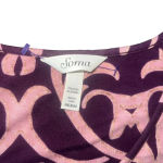 Soma Loungewear Tunic Dress M Wine Pink Handkerchief Hem Long Sleeve Comfy Photo 1