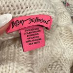Betsey Johnson SEQUINED INFINITY OFF-WHITE SCARF Photo 1
