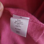 Talbots  Pink Cashmere blend Open Front Silk Trim Cardigan Size M Photo 5