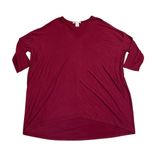 Joy Joy 3/$15  red top with cropped sleeves Photo 0