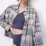 ZARA NWT Plaid Flannel Overshirt Shirt Jacket Shacket Size S Photo 2