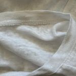 J.Crew New Relaxed Linen Long Sleeve T-Shirt in White, Size Large Photo 8