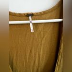 Free People  Brooke Cotton Tunic Top XS White Boho Babydoll Scoop Neck Photo 5