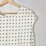 Madewell  Scatterblock Tassel White & Black Shift Mini Dress S Photo 3