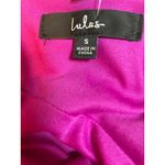 Lulus  Hot Pink Halter Neck Fit Flare Mini Dress Size Small Photo 2