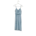 Altar'd State  Bella Bow‎ Midi Dress Baby Blue Size Small Photo 3