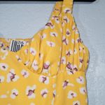 Free People French Femme Yellow Mini Floral Sundress Size Small Photo 1