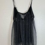 Victoria's Secret Vintage 90’s 2000’s Victoria’s Secret Chemise Sheer Black with Rhinestones M L Photo 7