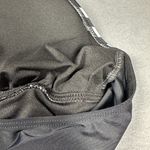 Tempt Me Swimsuit One Piece Womens Small Black White Halter Tie V Neck Ruched Photo 6