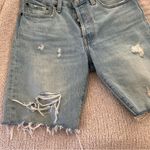 Levi's Levi’s Light Wash 501 Short Slouch Around Long jort Jean shorts Photo 5