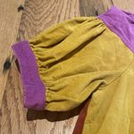 Ivy Jane  Soft Corduroy Color Block Puff Sleeve Mini Dress Size XS Photo 2