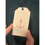 NWT Sea Salt Cornwall Draw Klin Dress Linen Size 4 Dark Wreakage Green Photo 4