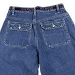 Tommy Hilfiger Vintage  Wide Leg Jeans Women's Size 8 Logo Waistband 90s Baggy Photo 3