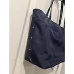 Lipault Paris Business Avenue Laptop Tote Bag Navy Blue Work Shoulder Photo 5