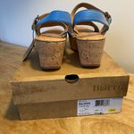 Born Maldives Leather Wedge Sandals NIB | So cute and comfy! Blue Size 9 Photo 6