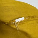 Ba&sh  Adana Pointelle Babydoll Cap Sleeve Knit Dress Mustard Yellow Lined Size 2 Photo 8