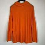 J.Jill Women Size XL Knitted Turtleneck Orange Breathable Long Sleeve Cowl‎ Neck Photo 4