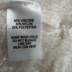 Lulus Long Sleeve Fuzzy Open Tie Front Cardigan White Size X Small Photo 6