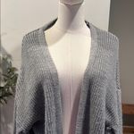 Topshop  Balloon Sleeve Grey Open Cardigan Chunky Sweater New! Photo 5