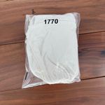 Lulus  White Lace Trim Bandeau Bikini Top Swimwear Size L Photo 4