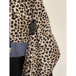 P.E Nation Man Down Jacket Women Medium Leopard Hooded Active Pocket Drawstring White Photo 3